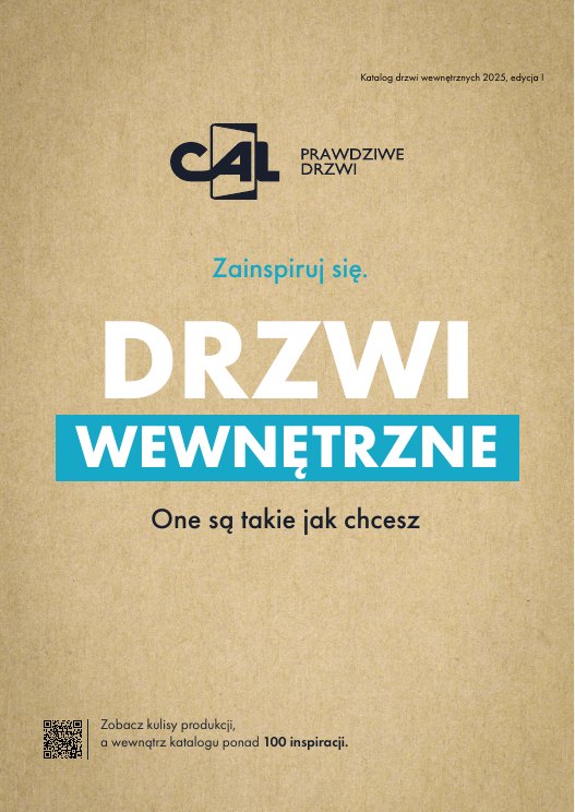 Katalog drzwi wewnętrznych CAL Poznań